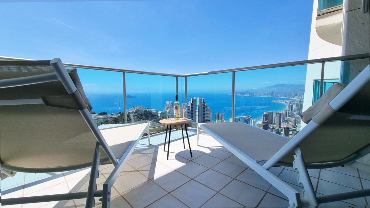 Апартаменты Skyline 31 Terraza Privada Con Vistas Al Mar Бенидорм Экстерьер фото