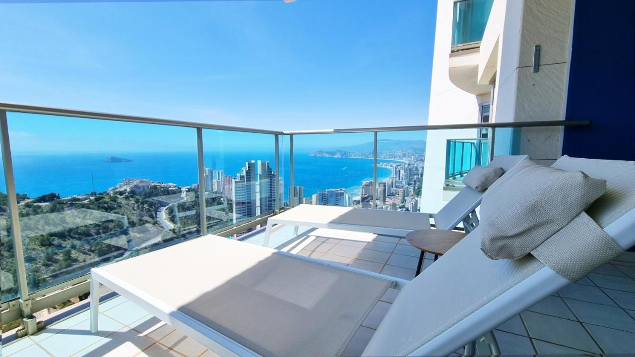 Апартаменты Skyline 31 Terraza Privada Con Vistas Al Mar Бенидорм Экстерьер фото