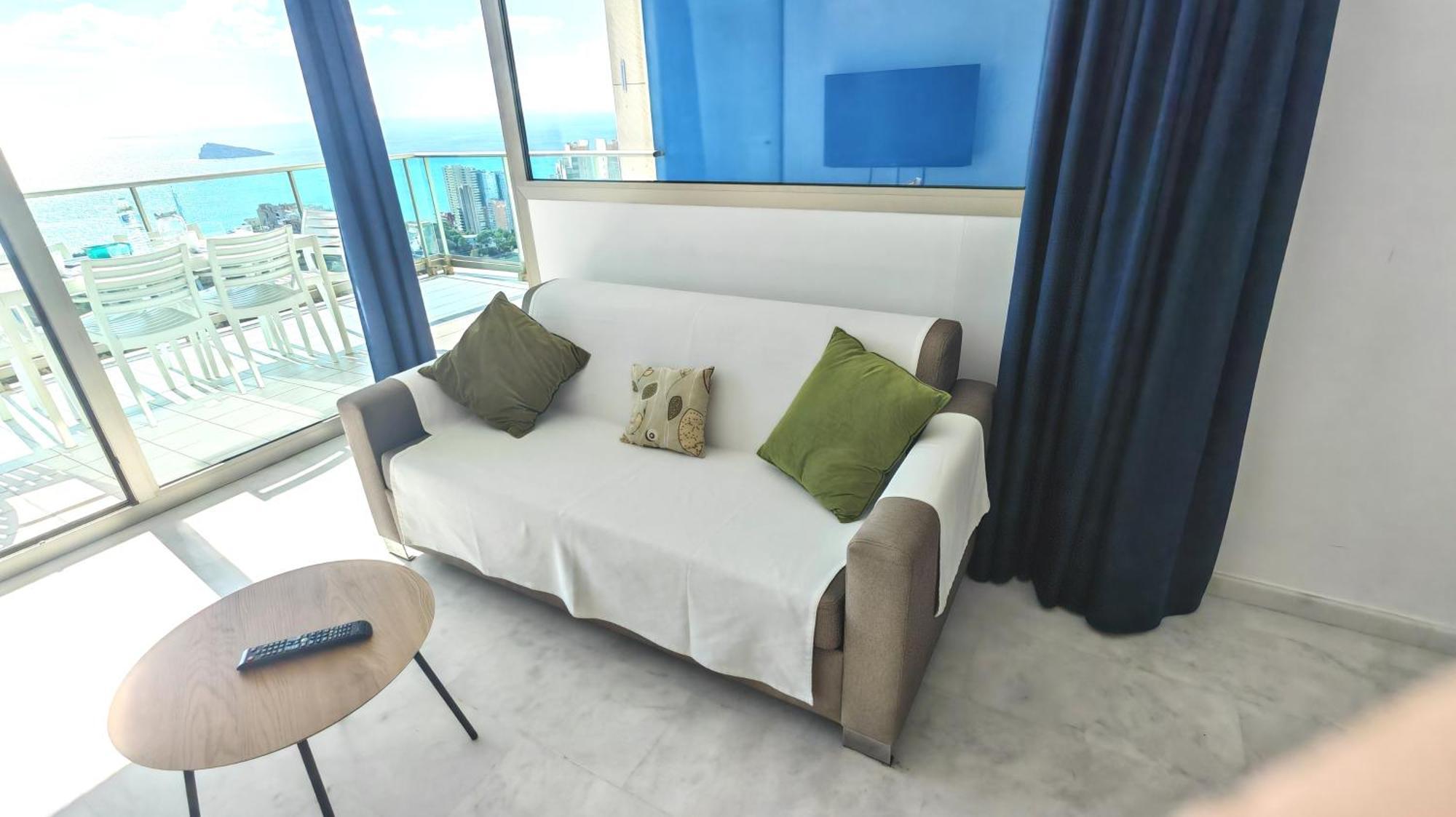 Апартаменты Skyline 31 Terraza Privada Con Vistas Al Mar Бенидорм Экстерьер фото